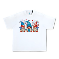 White fourth of july gnomes Urban Heavy Tee - Zillion Design Studio