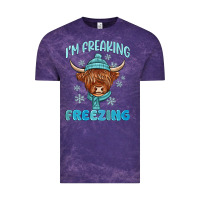 Cloud Purple i'm freaking freezing Vintage Tee - MaliasSmallBusiness