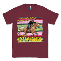 Burgundy in a world full of princesses be a cowgirl Classic Tee - RanaPortraitStore