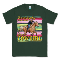 Sports Green in a world full of princesses be a cowgirl Classic Tee - RanaPortraitStore