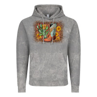 Cloud Rock cowboy boots cactus leopard Vintage Hoodie - AdoDesignShop