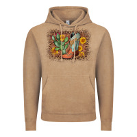 Vintage Coffee cowboy boots cactus leopard Vintage Hoodie - AdoDesignShop