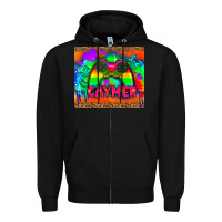 Black lgbtq gaymer and gender symbol tumbler Zipper Hoodie - HRA Design Shop