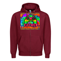 Burgundy lgbtq gaymer and gender symbol tumbler Zipper Hoodie - HRA Design Shop
