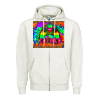 Oatmeal Heather lgbtq gaymer and gender symbol tumbler Zipper Hoodie - HRA Design Shop
