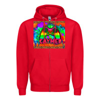 Red lgbtq gaymer and gender symbol tumbler Zipper Hoodie - HRA Design Shop