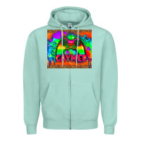 Seafoam lgbtq gaymer and gender symbol tumbler Zipper Hoodie - HRA Design Shop