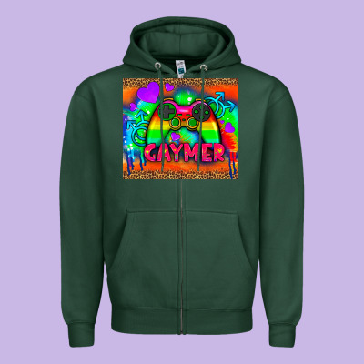 Lgbtq Gaymer And Gender Symbol Tumbler Zipper Hoodie Designed By Hra Design Shop