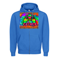 True Royal lgbtq gaymer and gender symbol tumbler Zipper Hoodie - HRA Design Shop