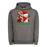 Pigment Tornado My 1st. Christmas with cute snowman Urban Hoodie - NancyCooperArtShop