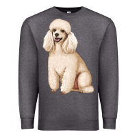 Charcoal Heather standart poodle Premium Sweatshirt - Artiststas