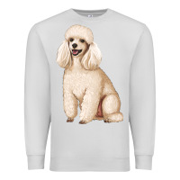 Dove Grey standart poodle Premium Sweatshirt - Artiststas