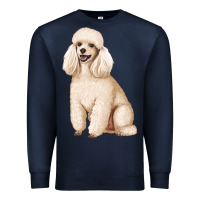 Navy standart poodle Premium Sweatshirt - Artiststas