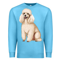 Ocean Blue standart poodle Premium Sweatshirt - Artiststas
