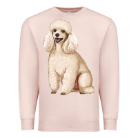 Pale Pink standart poodle Premium Sweatshirt - Artiststas
