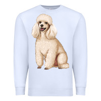 White standart poodle Premium Sweatshirt - Artiststas