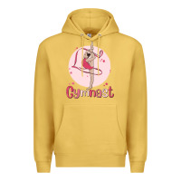 Antique Gold gymnast Premium Hoodie - MaliasSmallBusiness