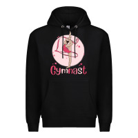 Black gymnast Premium Hoodie - MaliasSmallBusiness