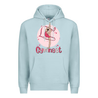 Blue Mist gymnast Premium Hoodie - MaliasSmallBusiness