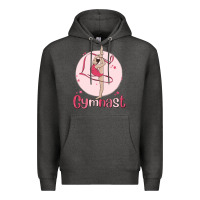 Charcoal Heather gymnast Premium Hoodie - MaliasSmallBusiness