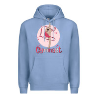 Colony Blue gymnast Premium Hoodie - MaliasSmallBusiness