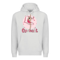 Dove Grey gymnast Premium Hoodie - MaliasSmallBusiness