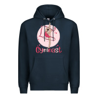 Navy gymnast Premium Hoodie - MaliasSmallBusiness