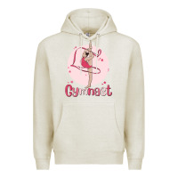 Oatmeal Heather gymnast Premium Hoodie - MaliasSmallBusiness