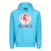 Ocean Blue gymnast Premium Hoodie - MaliasSmallBusiness