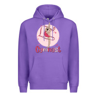 Purple gymnast Premium Hoodie - MaliasSmallBusiness