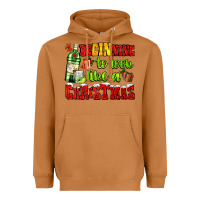Meerkat beginning to look like a christmas with gin and gifts Heavyweight Hoodie - AdoDesignShop