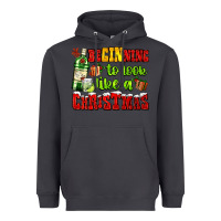 Smoke beginning to look like a christmas with gin and gifts Heavyweight Hoodie - AdoDesignShop