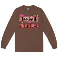 Chestnut football grandma with leopard Long Sleeve Tee - Zillion Design Studio