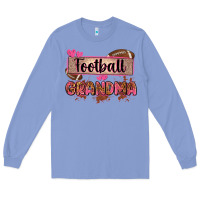 Colony Blue football grandma with leopard Long Sleeve Tee - Zillion Design Studio