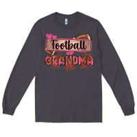 Smoke football grandma with leopard Long Sleeve Tee - Zillion Design Studio