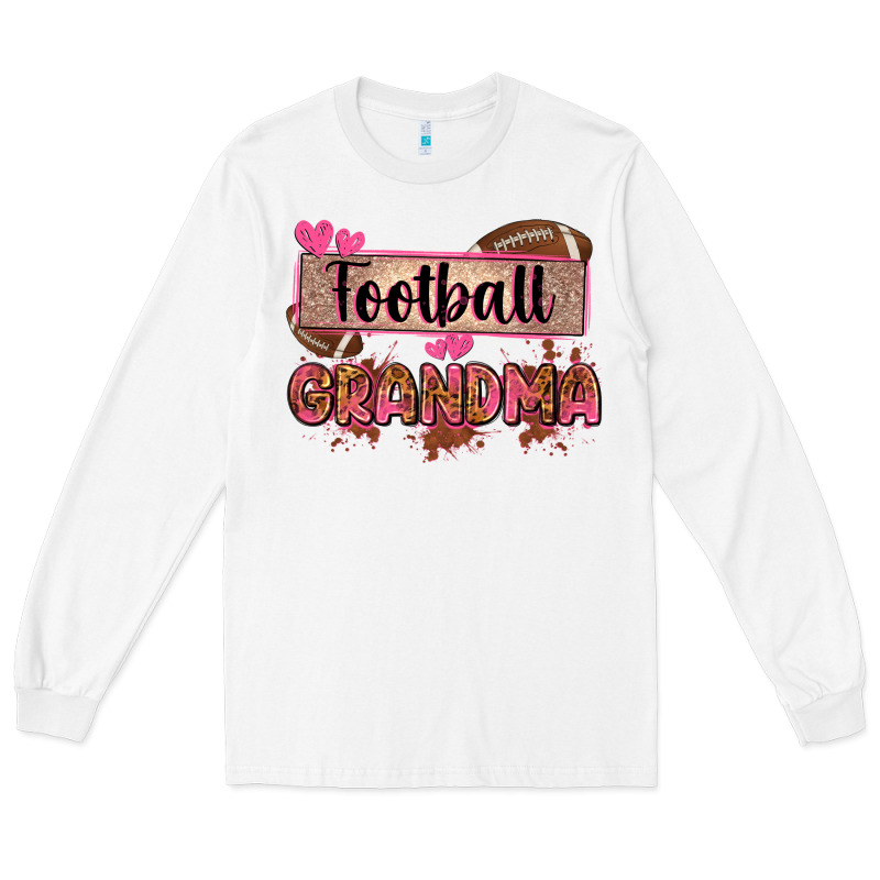 Football Grandma With Leopard Long Sleeve Tee by Zillion Design Studio | Teevron