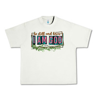 Pistachio be still and know that i am god Urban Heavy Tee - texasbilliewilder