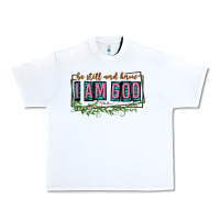 White be still and know that i am god Urban Heavy Tee - texasbilliewilder