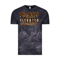 Cloud Black educated motivated elevated melanated Vintage Tee - MaliasSmallBusiness
