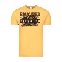 Vintage Mustard educated motivated elevated melanated Vintage Tee - MaliasSmallBusiness