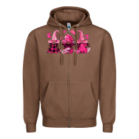 Chestnut breast cancer afro gnomies Zipper Hoodie - FaDigitalArtStudio