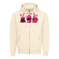 Sandshell breast cancer afro gnomies Zipper Hoodie - FaDigitalArtStudio