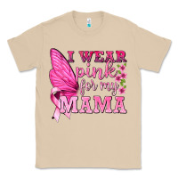 Mushroom I Wear Pink For My Mama with Butterfly Classic Tee - texasbilliewilder