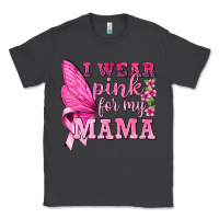 Smoke I Wear Pink For My Mama with Butterfly Classic Tee - texasbilliewilder