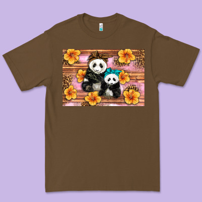 Mama Panda And Baby Panda Premium Tee Designed By Artiststas