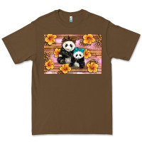 Cacao Mama Panda And Baby Panda Premium Tee - Artiststas
