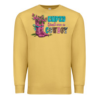 Antique Gold velantines day cupid find me a cowboy Premium Sweatshirt - AdoDesignShop