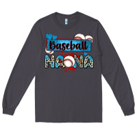 Smoke baseball nana with leopard Long Sleeve Tee - Zillion Design Studio