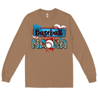 Toasted Coconut baseball nana with leopard Long Sleeve Tee - Zillion Design Studio