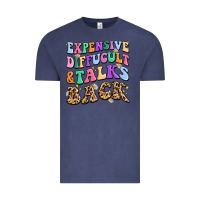 Vintage Denim expensive diffucult and talks back Vintage Tee - MaliasSmallBusiness
